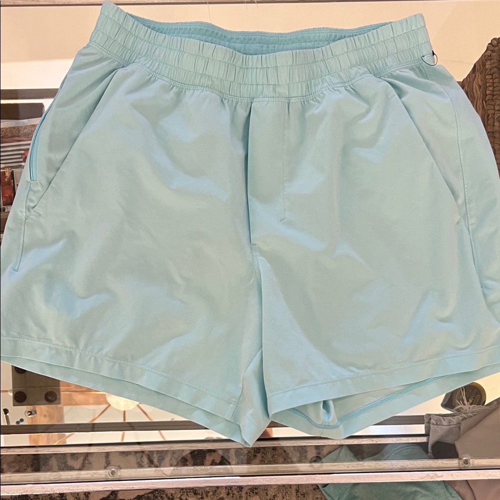Lululemon Athletica Blue Athletic Shorts with Elastic Waistband
